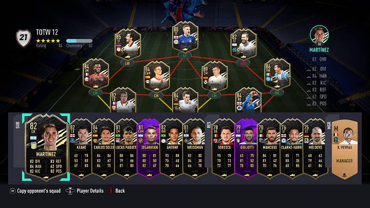 LP - FIFA 21: Drużyna Tygodnia 12 (TOTW 12) - FIFA 21 - poradnik do gry