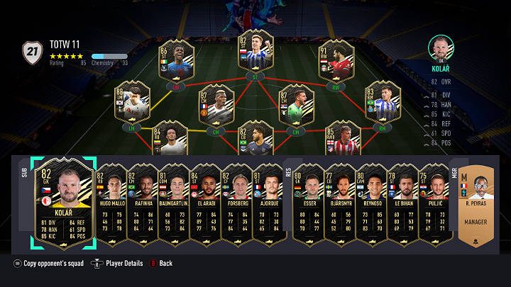 LP - FIFA 21: Drużyna Tygodnia 11 (TOTW 11) - FIFA 21 - poradnik do gry