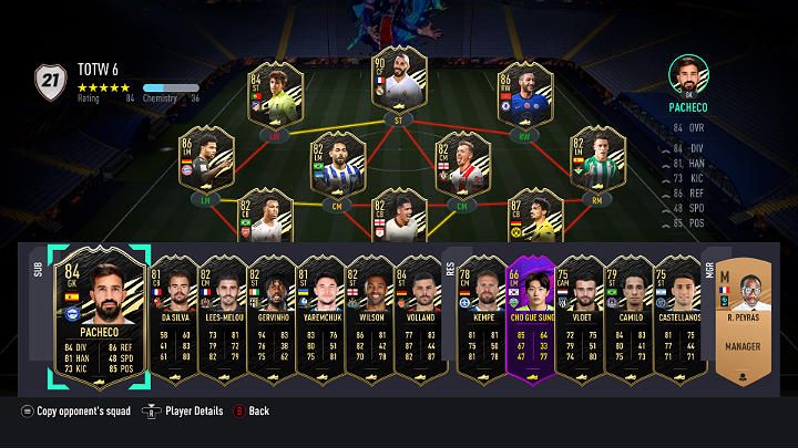 LP - FIFA 21: Drużyna Tygodnia 6 (TOTW 6) - FIFA 21 - poradnik do gry