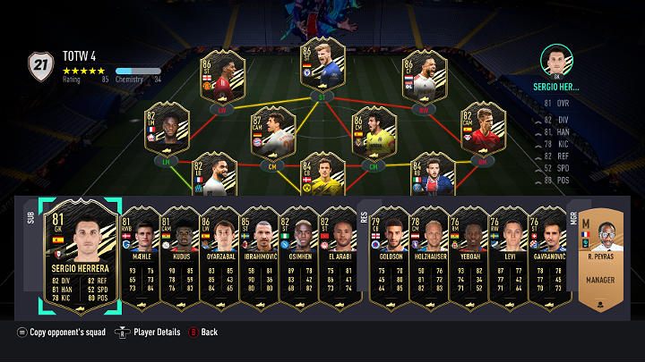 LP - FIFA 21: Drużyna Tygodnia 4 (TOTW 4) - FIFA 21 - poradnik do gry