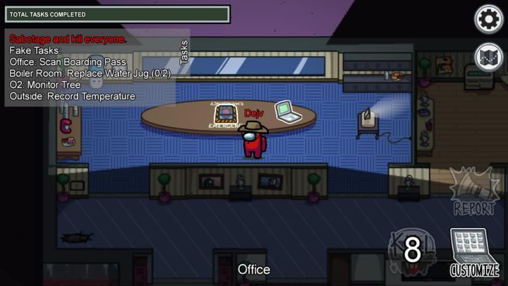 Grając jako Crewmate, pamiętaj, że zaczynając rundę, Impostorzy mają 10-60 sekundowy cooldown na zabicie innego gracza - Among Us: Porady na start - Among Us - poradnik do gry