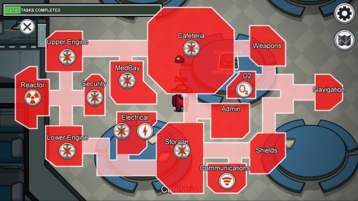 Jako Impostor możesz sabotować niektóre pokoje - Among Us: Porady na start - Among Us - poradnik do gry