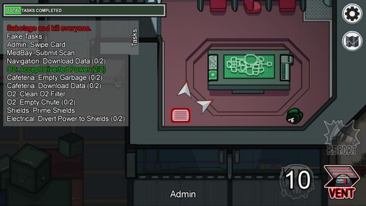 W Among Us znajduje się wiele pomieszczeń, które posiadają vents, służą one do ukrycia się lub do szybkiego przemieszczenia się do innego pomieszczenia - Among Us: Porady na start - Among Us - poradnik do gry