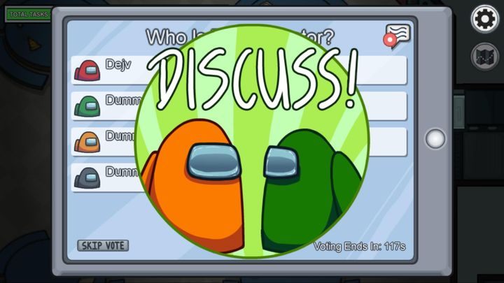 Do zwołania emergency meeting masz dwie opcję - Among Us: Emergency meeting - Among Us - poradnik do gry