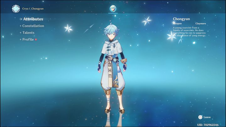 Najodpowiedniejszą bronią dla Chongyuna będzie Skyward Pride - Genshin Impact: Chongyun - najlepsze buildy (Cryo) - Genshin Impact - poradnik do gry