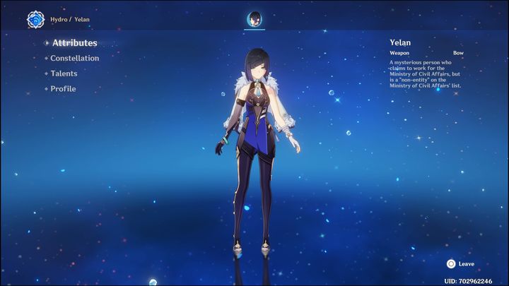 Yelan to pięciogwiazdkowa postać z elementem Hydro, walcząca za pomocą łuku - Genshin Impact: Yelan - najlepsze buildy (Hydro) - Genshin Impact - poradnik do gry