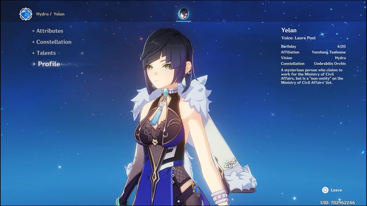 Elegy of the End nada się idealnie jako broń dla Yelan - Genshin Impact: Yelan - najlepsze buildy (Hydro) - Genshin Impact - poradnik do gry