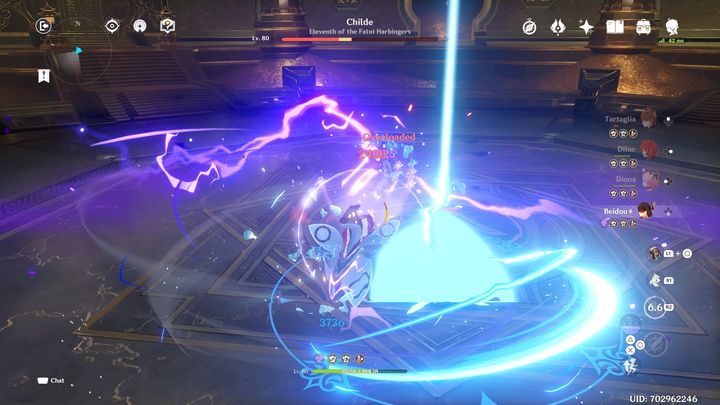 Childe może również stworzyć wielkiego wieloryba, który po krótkiej chwili upadnie na ziemię - Genshin Impact: Childe - boss, jak pokonać ? - Genshin Impact - poradnik do gry