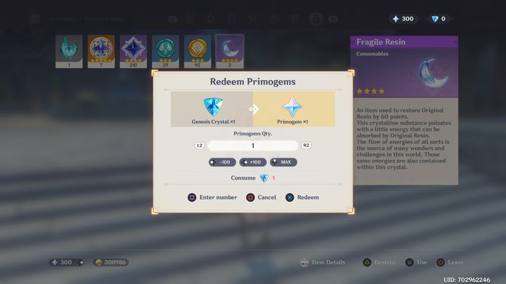 Primogems to druga waluta, która jest uznawana za walutę premium - Genshin Impact: Waluta - Genshin Impact - poradnik do gry