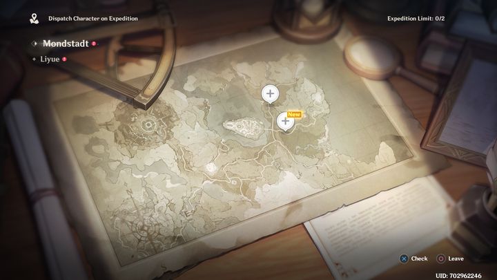 W miarę rozwoju postaci i wątku fabularnego (musisz zdobyć 14 rangę AR), otrzymasz możliwość wysyłania swoich odblokowanych postaci na ekspedycje - Genshin Impact: Ekspedycje - Genshin Impact - poradnik do gry