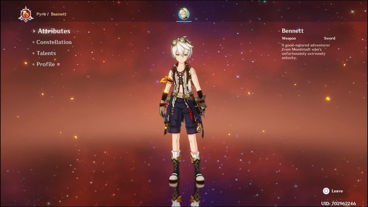 Bennet to czterogwiazdkowa postać, którą możecie zdobyć z Wishy - Genshin Impact: Bennet - najlepsze buildy (Pyro) - Genshin Impact - poradnik do gry