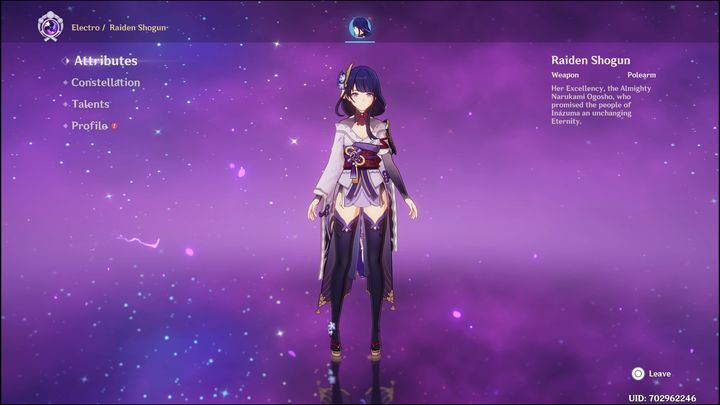 Raiden Shogun to pięciogwiazdkowa postać Electro, walcząca za pomocą Polearm - Genshin Impact: Raiden Shogun - najlepsze buildy (Electro) - Genshin Impact - poradnik do gry