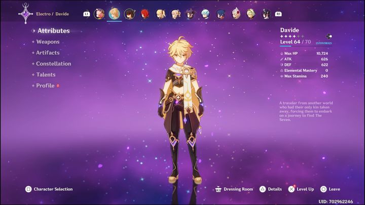 Traveler to pięciogwiazdkowa, główna postać w grze z różnymi elementami - Genshin Impact: Traveler - najlepsze buildy (Electro) - Genshin Impact - poradnik do gry