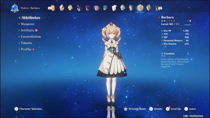 Warto pomyśleć również nad dwoma broniami, które posiadają statystykę zwiększającą HP - Genshin Impact: Barbara - najlepsze buildy (Hydro) - Genshin Impact - poradnik do gry