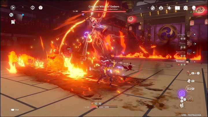 Uważajcie na pociski, które zacznie wystrzeliwać w Waszą stronę - Genshin Impact: La Signora - boss, jak pokonać? - Genshin Impact - poradnik do gry