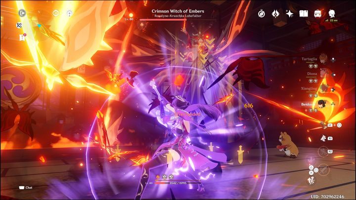 Podejście do niej na bliższą odległość może sprawić, że wiele jej ataków chybi - Genshin Impact: La Signora - boss, jak pokonać? - Genshin Impact - poradnik do gry