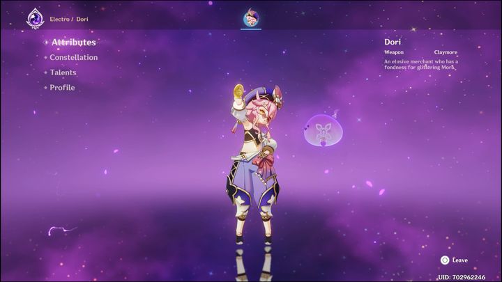 Dori to czterogwiazdkowa postać z żywiołem Electro, jej główną bronią jest Claymore - Genshin Impact: Dori - najlepsze buildy (Electro) - Genshin Impact - poradnik do gry