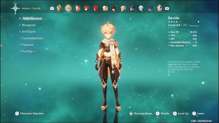 Traveler to pięciogwiazdkowa, główna postać w grze z różnymi elementami - Genshin Impact: Traveler - najlepsze buildy (Anemo) - Genshin Impact - poradnik do gry