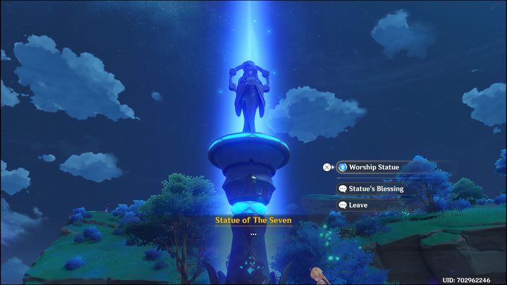 Znajdując się blisko Statue of the Seven, możecie odnowić zdrowie wszystkich towarzyszy do pełna - Genshin Impact: Porady na start - lista - Genshin Impact - poradnik do gry