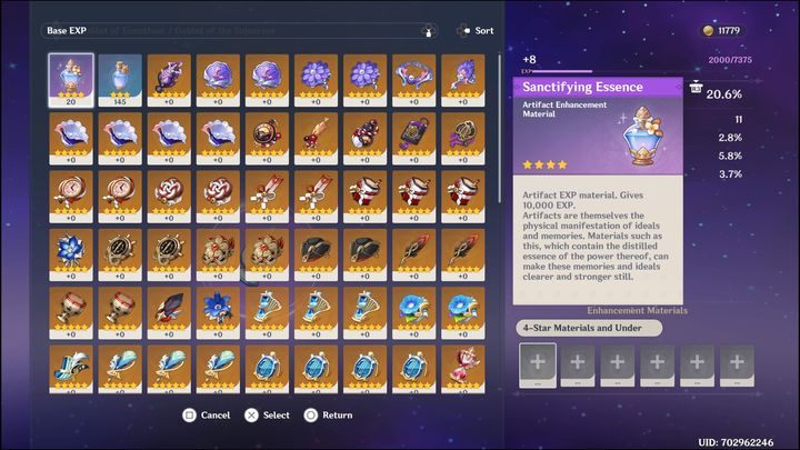 Jako, że Genshin Impact jest grą Gacha, będziecie mieli do czynienia z dużą ilością przedmiotów i statystyk - Genshin Impact: Porady dla zaawansowanych - lista - Genshin Impact - poradnik do gry