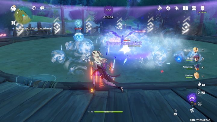 W północnym obozie znajduje się jedna wielka arena, wchodząc na nią, rozpoczniesz walkę z przeciwnikami - Genshin Impact: Tri-seal - jak odblokować? - Genshin Impact - poradnik do gry