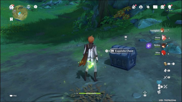 Po oczyszczeniu lokacji i zniszczeniu Tumor of the Withering, pojawi się skrzynia (najczęściej o rzadkości Exquisite), w której znajdziecie kilka artefaktów, pieniędzy lub materiałów do ulepszania broni - Genshin Impact: Withering Zone - Sumeru - Genshin Impact - poradnik do gry