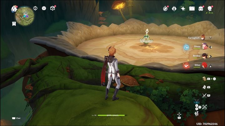 Od samego początku powinniście szarżować na bossa i zacząć go atakować - Genshin Impact: Jadeplume Terrorshroom - jak pokonać? - Genshin Impact - poradnik do gry