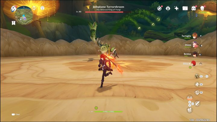 W przypadku ataków elektrycznych, wściekłość będzie wzrastać, a gdy dojdzie do finalnego momentu, zaatakuje jednym z trzech potężnych ataków - Genshin Impact: Jadeplume Terrorshroom - jak pokonać? - Genshin Impact - poradnik do gry