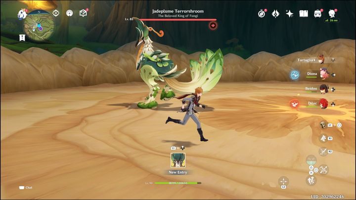 Drugi cios to atakowanie na oślep czterokrotnie - Genshin Impact: Jadeplume Terrorshroom - jak pokonać? - Genshin Impact - poradnik do gry