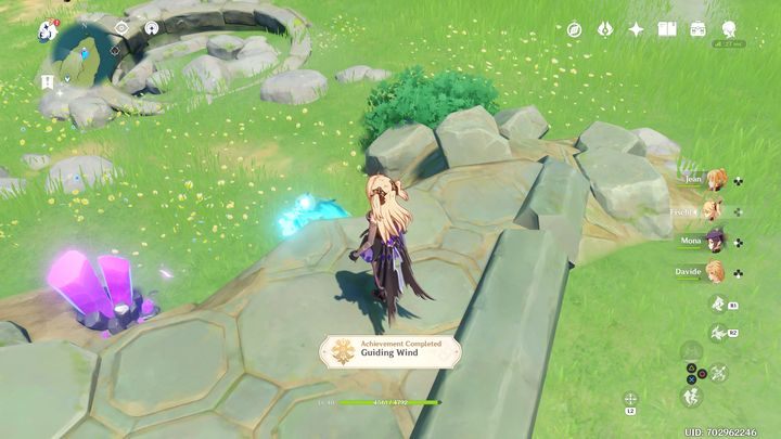 Aby móc wzlecieć na tyle wysoko, żeby dostać się do dziury, musisz odprowadzić 3 duszki do okolicznych ołtarzy - Genshin Impact: Spiral Abyss - Genshin Impact - poradnik do gry