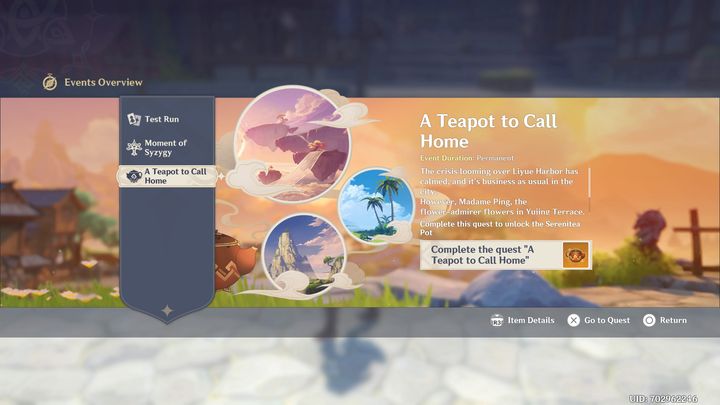 Serenitea Pot to przedmiot, który odblokujecie dopiero po zakończeniu serii zadań: Archon Quest, Chapter I, Act III: A New Star Approaches - Genshin Impact: House System - czym jest? - Genshin Impact - poradnik do gry