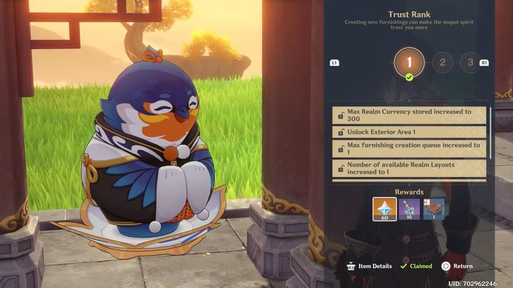 Tubby to NPC-duch, który opowie Wam więcej o tym miejscu - Genshin Impact: House System - czym jest? - Genshin Impact - poradnik do gry