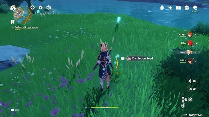 Gdy będziecie operować taką postacią, skorzystajcie z ich umiejętności blisko Dandelion - Genshin Impact: Dandelion Seed - gdzie znaleźć? - Genshin Impact - poradnik do gry