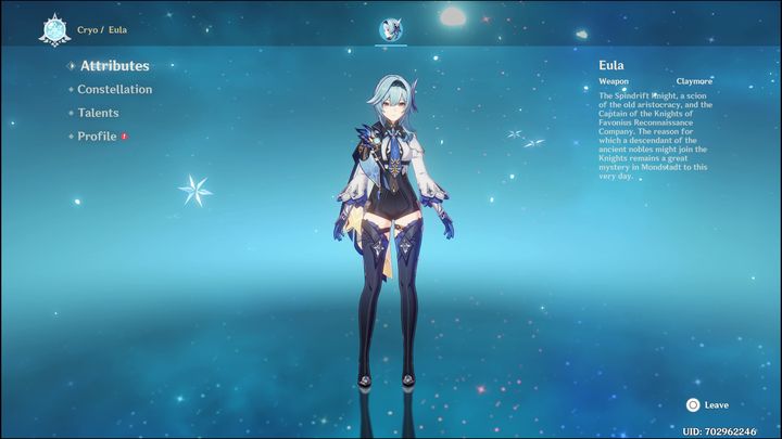 W przypadku wyboru broni, pierwszą godną polecenia będzie Song of Broken Pines - Genshin Impact: Eula - najlepsze buldy (Cryo) - Genshin Impact - poradnik do gry