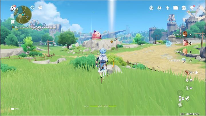 Jeśli spełniacie wymagania, aby rozpocząć udział w wydarzeniu, udajcie się do Mondstadt, a dokładniej do Katheryne - Genshin Impact: Summertime Odyssey - event, solucja, opis przejścia - Genshin Impact - poradnik do gry