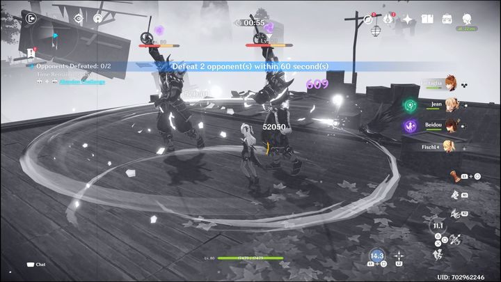 Walka nie powinna być tak ciężka, gdyż posiadać będziecie możliwość skorzystania z potężnego ataku obszarowego - Genshin Impact: Summertime Odyssey - event, solucja, opis przejścia - Genshin Impact - poradnik do gry