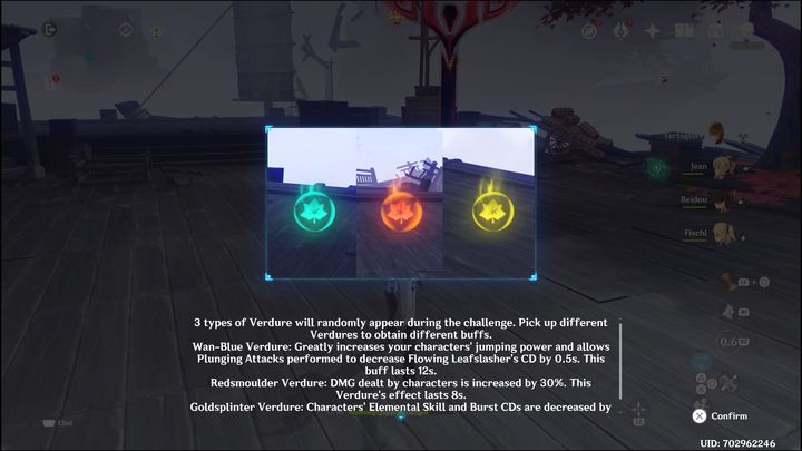 Ponadto, na arenie pojawiać się będą trzy typy pieczęci, które po podniesieniu dadzą inny efekt - Genshin Impact: Summertime Odyssey - event, solucja, opis przejścia - Genshin Impact - poradnik do gry