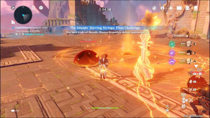 Różnice są w dostępnych wzmocnieniach, które pomogą pokonać wrogie jednostki - Genshin Impact: Summertime Odyssey - event, solucja, opis przejścia - Genshin Impact - poradnik do gry