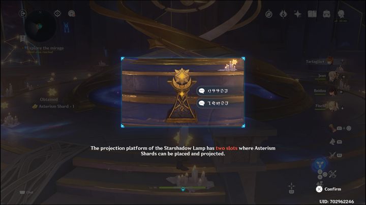 Zaczynając ostatni rozdział wydarzenia, znajdziecie się w nowym miejscu, w kopule świątyni - Genshin Impact: Summertime Odyssey - event, solucja, opis przejścia - Genshin Impact - poradnik do gry