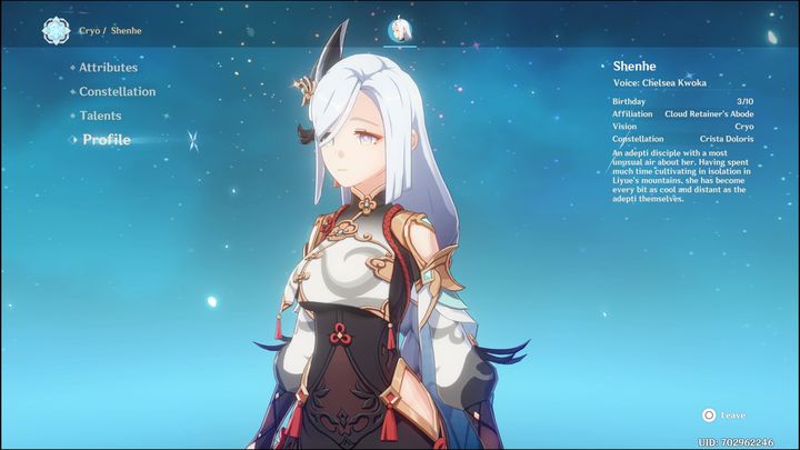 Engulfing Lightning jest najlepszą bronią pod ten build, gdyż wzmacnia ATK% w zależności od tego, jak dużo posiadacie Energy Recharge - Genshin Impact: Shenhe - najlepsze buildy (Cryo) - Genshin Impact - poradnik do gry