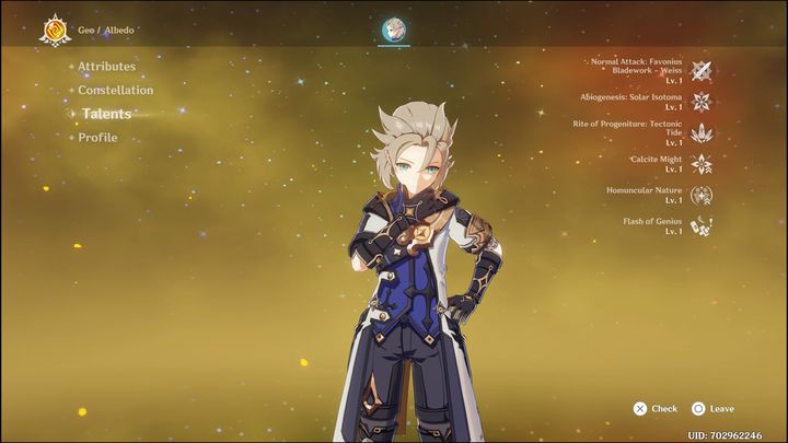 Cinnabar Spindle to czterogwiazdkowa broń, która wzmacnia Wasz DEF - Genshin Impact: Albedo - najlepsze buildy (Geo) - Genshin Impact - poradnik do gry