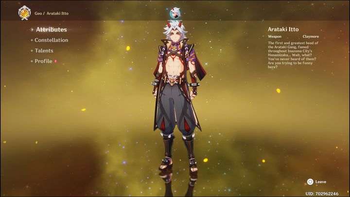 Arataki Itto to postać pięciogwiazdkowa z elementem Geo, która walczy za pomocą Claymore - Genshin Impact: Itto - najlepsze buildy (Geo) - Genshin Impact - poradnik do gry