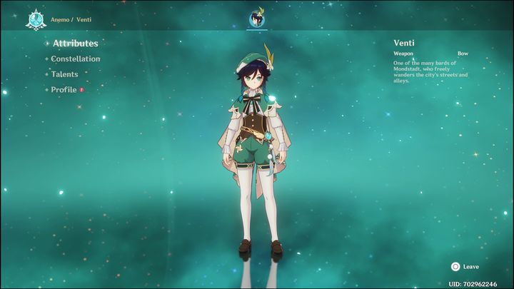 W przypadku broni, pierwszą z nich jest The Stringless - Genshin Impact: Venti - najlepsze buildy (Anemo) - Genshin Impact - poradnik do gry