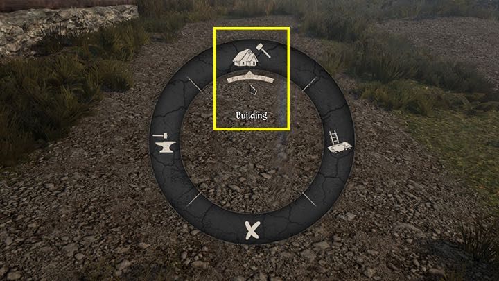 Wybierz menu craftingu przyciskiem Q i sekcję Budynki - Medieval Dynasty: Gospodarstwo - jak uprawiać ziemię? - Medieval Dynasty - poradnik do gry