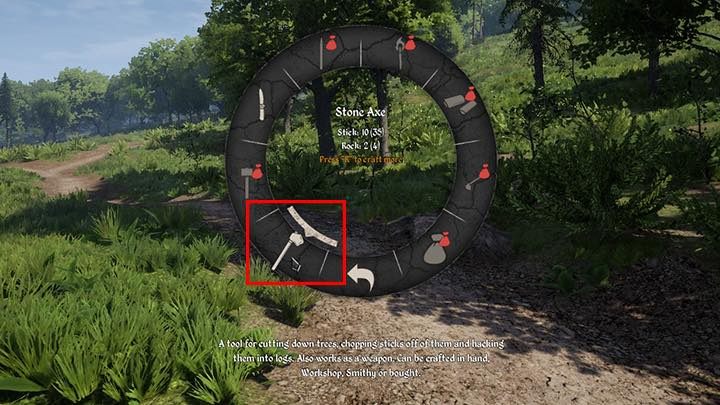 Wejdź w menu ekwipunku wciskając TAB lub I - Medieval Dynasty: Siekiera - jak zrobić? - Medieval Dynasty - poradnik do gry