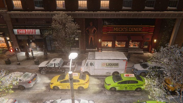 W Upper West Side natrafisz na statue Stana Lee między marketem a restauracją Micks Diner - Spider-Man Miles Morales: Easter eggi - Spider-Man Miles Morales - poradnik, solucja