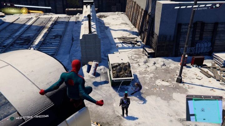 Po kolejnej walce udaj się do zajezdni w dzielnicy Hells kitchen - Spider-Man Miles Morales: Kłopoty w harlemskim metrze - solucja, opis przejścia - Spider-Man Miles Morales - poradnik, solucja