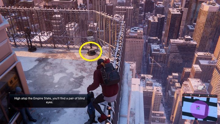 Następna widokówka jest w Midtown - Spider-Man Miles Morales: Przesyłka priorytetowa - solucja, wszystkie pocztówki - Spider-Man Miles Morales - poradnik, solucja