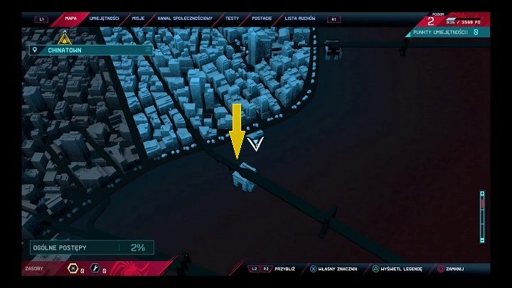 Zdezelowaną łódkę odnajdziesz pływającą w dokach Chinatown, niedaleko mostu - Spider-Man Miles Morales: Gdzie znaleźć łódkę? - Spider-Man Miles Morales - poradnik, solucja