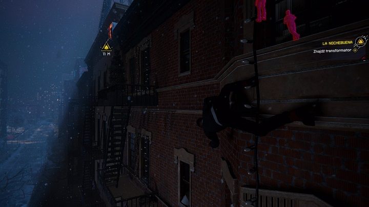 Po krótkiej rozmowie nastąpi awaria prądu - Spider-Man Miles Morales: La Nochebuena - solucja, opis przejścia - Spider-Man Miles Morales - poradnik, solucja